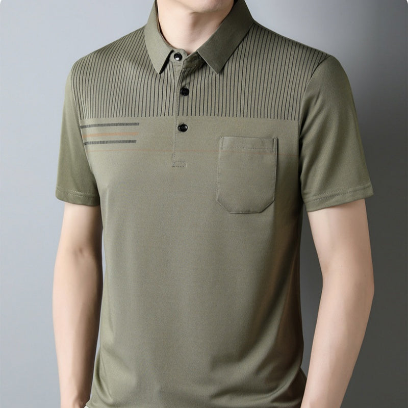 🎀2025 Summer New Arrivals👔Men's Thin Breathable Casual Short Sleeved T-Shirt