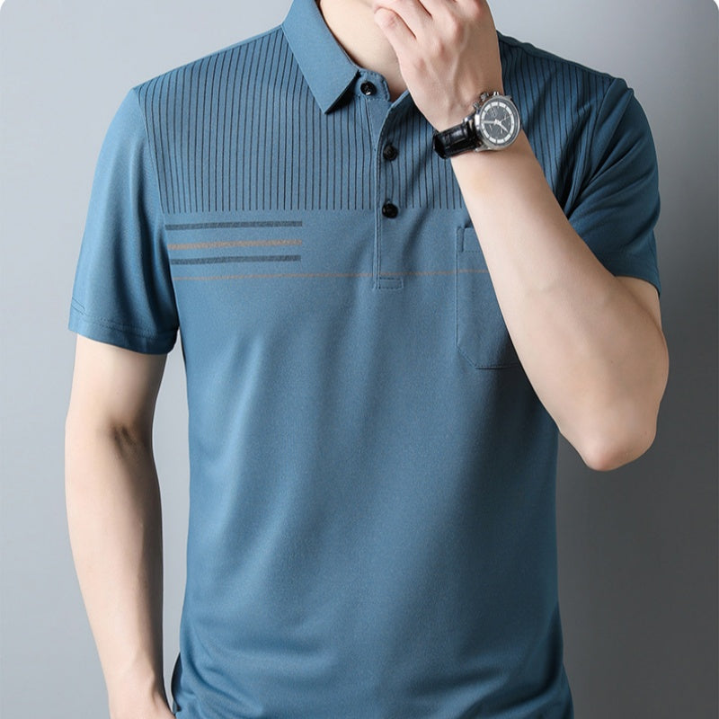🎀2025 Summer New Arrivals👔Men's Thin Breathable Casual Short Sleeved T-Shirt
