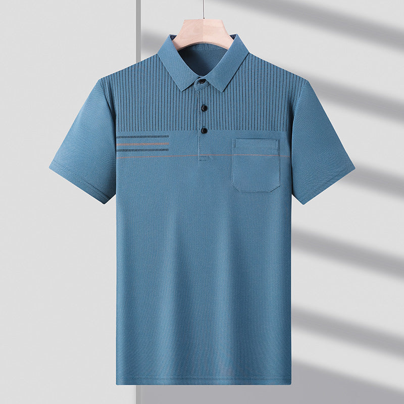 🎀2025 Summer New Arrivals👔Men's Thin Breathable Casual Short Sleeved T-Shirt