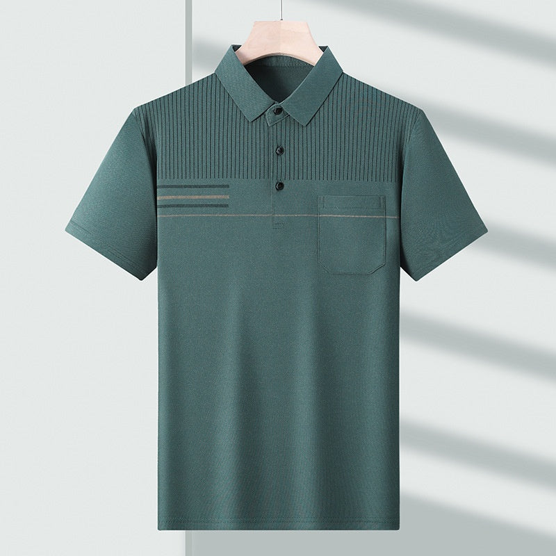 🎀2025 Summer New Arrivals👔Men's Thin Breathable Casual Short Sleeved T-Shirt