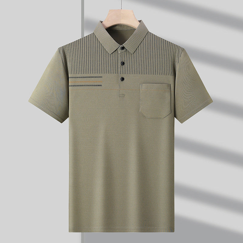 🎀2025 Summer New Arrivals👔Men's Thin Breathable Casual Short Sleeved T-Shirt