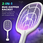 🚫🦟🪰2-in-1 Rechargeable Electric Mosquito Killer Fly Swatter