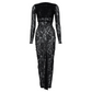 🌹👗Limited Time 50% OFF💃 Sexy Backless Lace Maxi Dresses - Graceful lace, sexy backless design, perfect for summer vibes!