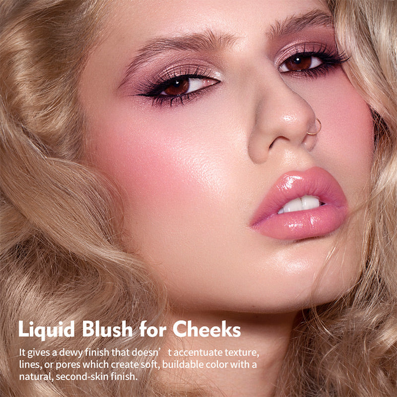 ✨24 Hours Without Colour Loss and Limited Time Buy 3 Get 2💞Lightweight Long-Lasting Liquid Blush for Cheeks