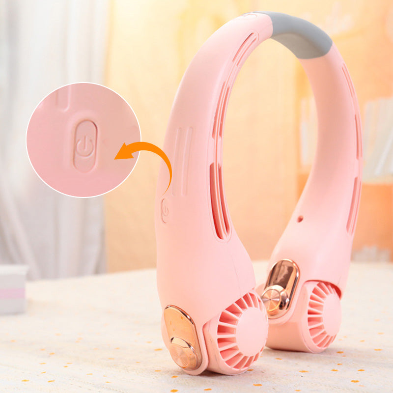 🔥Summer Hot Sale Walking Air Conditioners🌪️Low Noise Portable Neck Fan