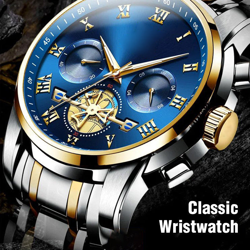 💎The Most Special Gift For a Man⌚Luminous hollowed out men's watch