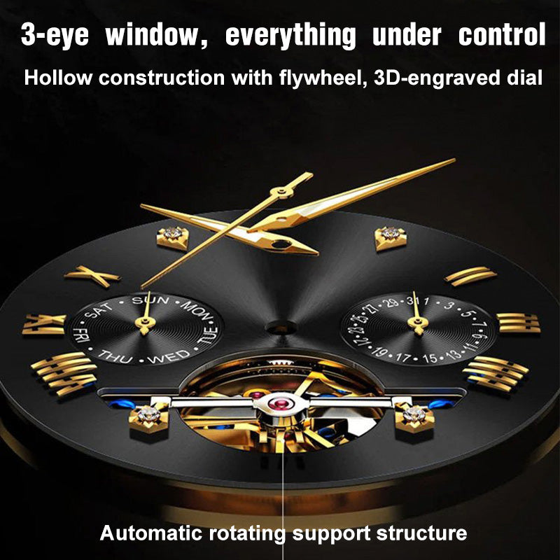 💎The Most Special Gift For a Man⌚Luminous hollowed out men's watch