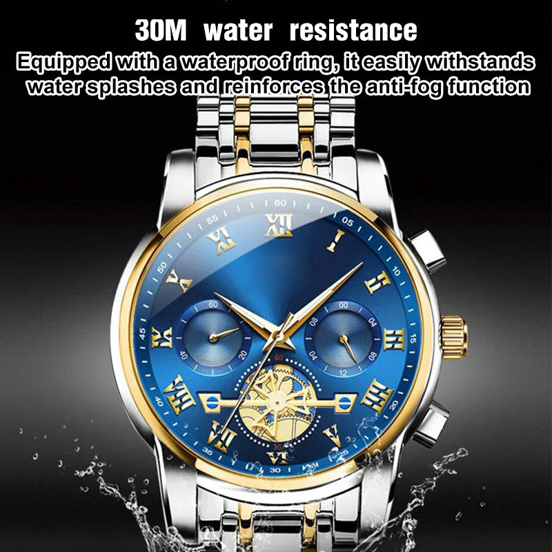 💎The Most Special Gift For a Man⌚Luminous hollowed out men's watch