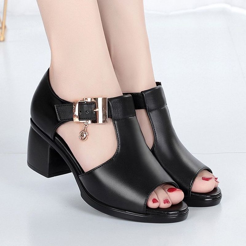 🎉Hot Sale 50% OFF👡Women's All-match Chunky Heel Casual Sandals