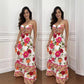 👗🌴Women's Halter Sleeveless Backless Sexy Beach Dress🩱Tropical Style, Perfect for Vacations, Show Off Your Curves!