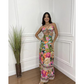 👗🌴Women's Halter Sleeveless Backless Sexy Beach Dress🩱Tropical Style, Perfect for Vacations, Show Off Your Curves!