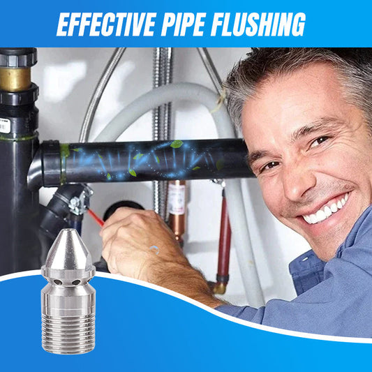 🔥2025 new hot sale BUY 2 GET 1 FREE🔥Rotary High-Pressure Sewer Jetting Nozzle