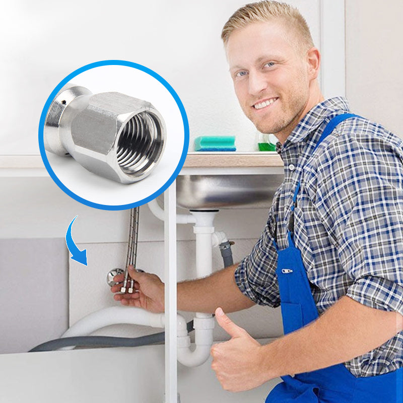 🔥2025 new hot sale BUY 2 GET 1 FREE🔥Rotary High-Pressure Sewer Jetting Nozzle