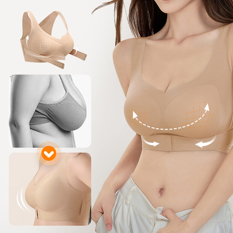 ✨The Secret Weapon of Female Confidence💕Women's Cozy Seamless Push Up Front Closure Bra🎁