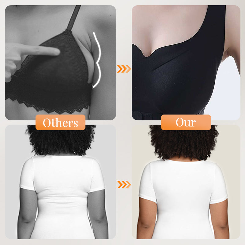 ✨The Secret Weapon of Female Confidence💕Women's Cozy Seamless Push Up Front Closure Bra🎁