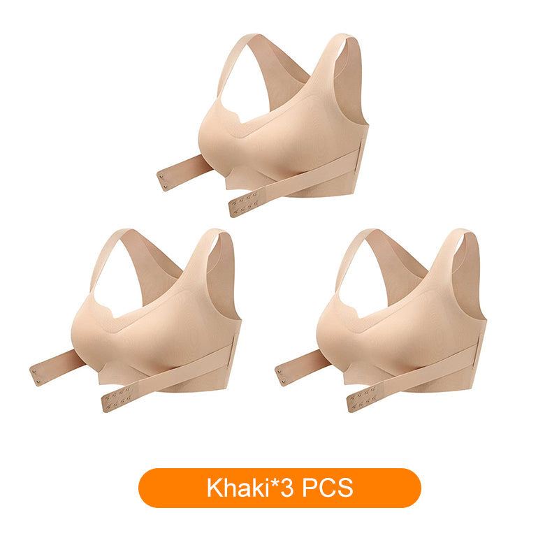 ✨The Secret Weapon of Female Confidence💕Women's Cozy Seamless Push Up Front Closure Bra🎁