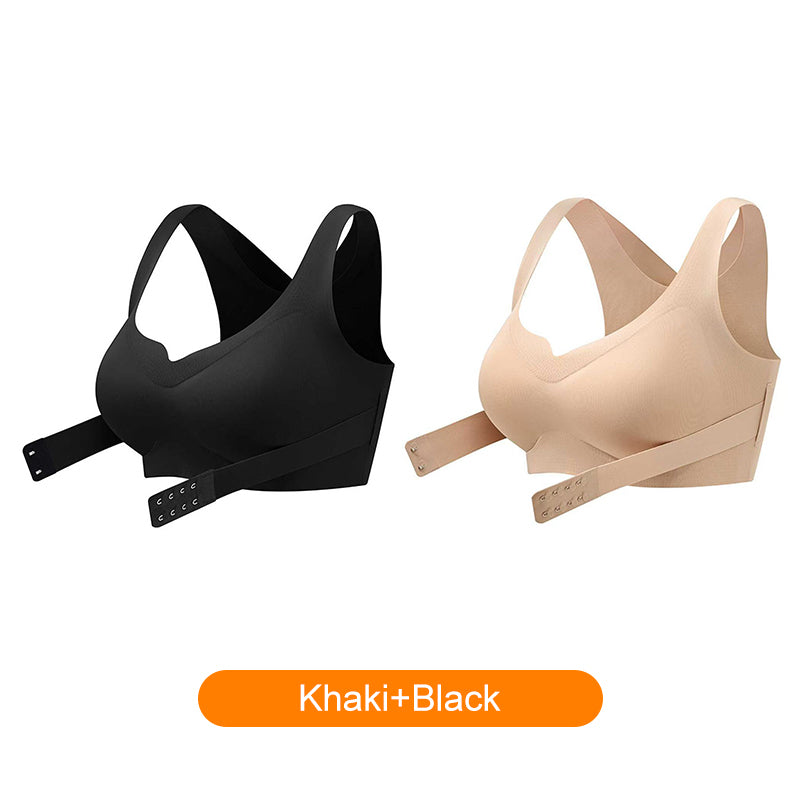 ✨The Secret Weapon of Female Confidence💕Women's Cozy Seamless Push Up Front Closure Bra🎁