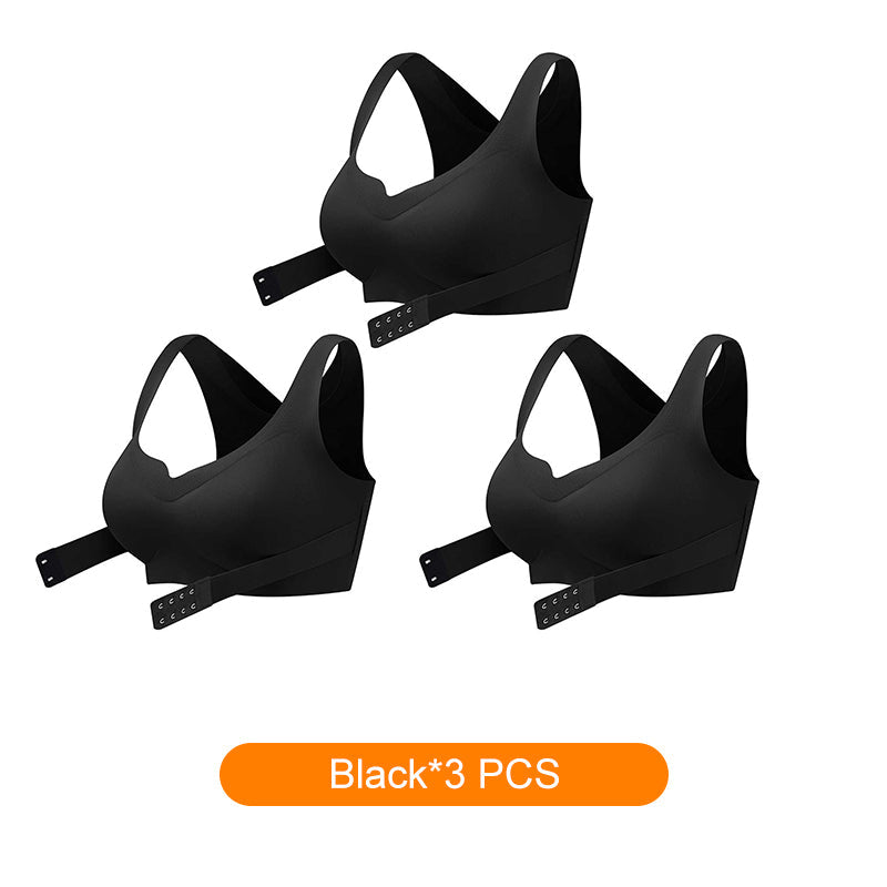 ✨The Secret Weapon of Female Confidence💕Women's Cozy Seamless Push Up Front Closure Bra🎁