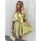 💖Limited Sale 50% OFF🎀Women's Fluttering Loose Waist Irregular Hem Dresses