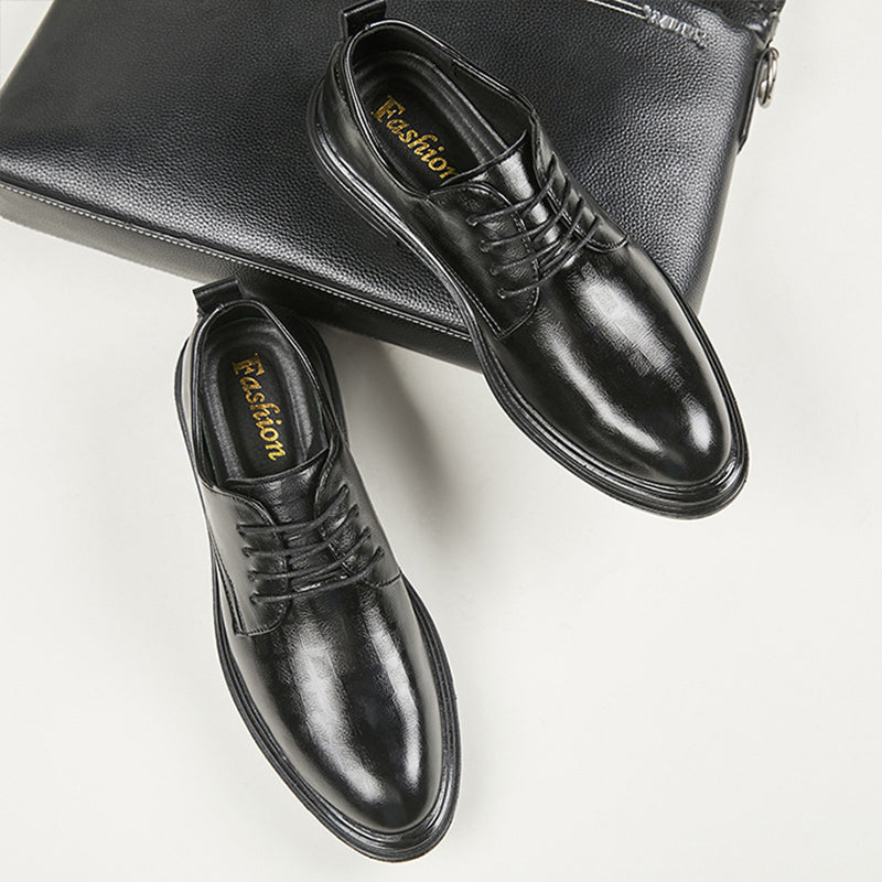✨2025 Summer New Men's Breathable Business Leather Shoes