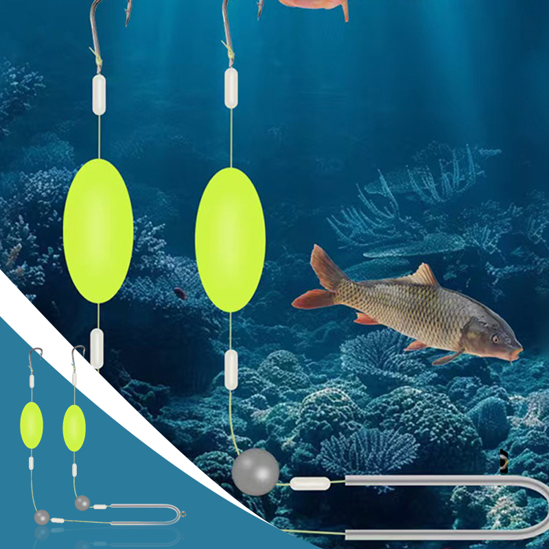 🎣⚡ Double-Hook Reverse Bottom Rig - Last Day Buy 2 Get 1 Free🔥