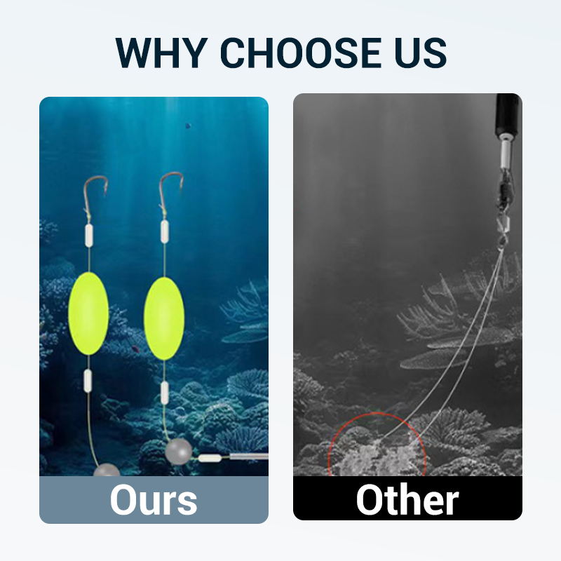 🎣⚡ Double-Hook Reverse Bottom Rig - Last Day Buy 2 Get 1 Free🔥