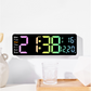 🌈 Colorful LED Digital Alarm Clock