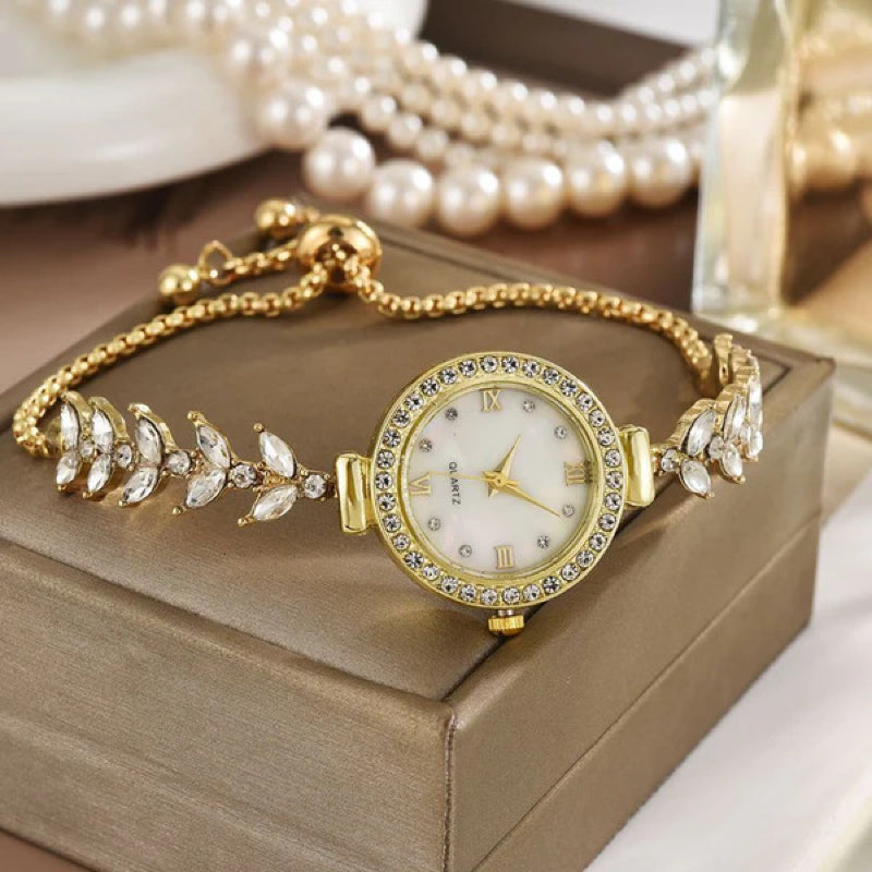 ✨Women’s Elegant Adjustable Glossy Bracelet Watch⌚