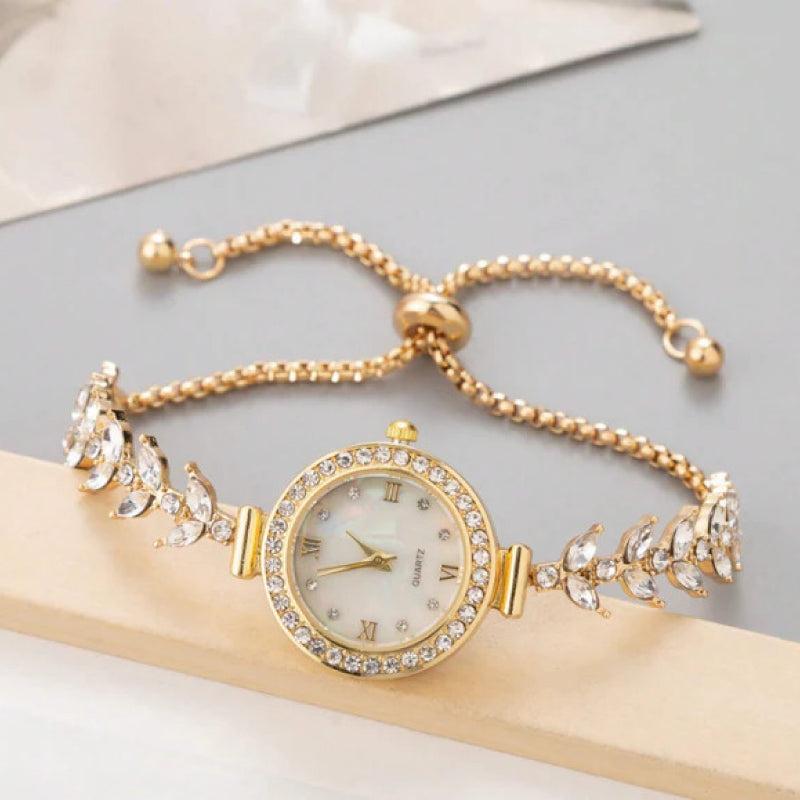 ✨Women’s Elegant Adjustable Glossy Bracelet Watch⌚