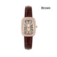 💕Women Square Luxury Crystal Rhinestone Diamond Watches