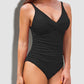 💖2025 Summer Sale 50% OFF👙Ruched Cross-Front Sculpting One-Piece Swimsuit