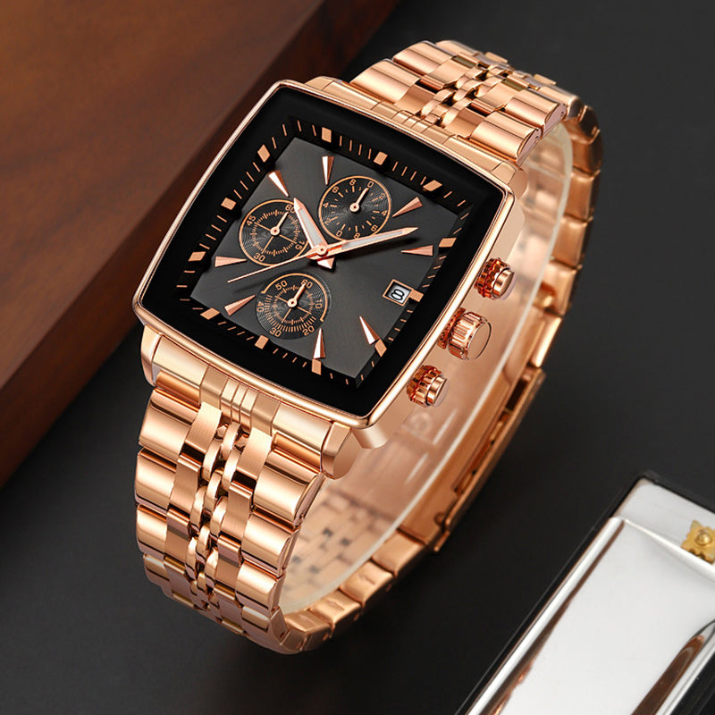 ⌚ 50% Off High-End Business Watches 💎 Men’s Multifunctional Waterproof Quartz Watch