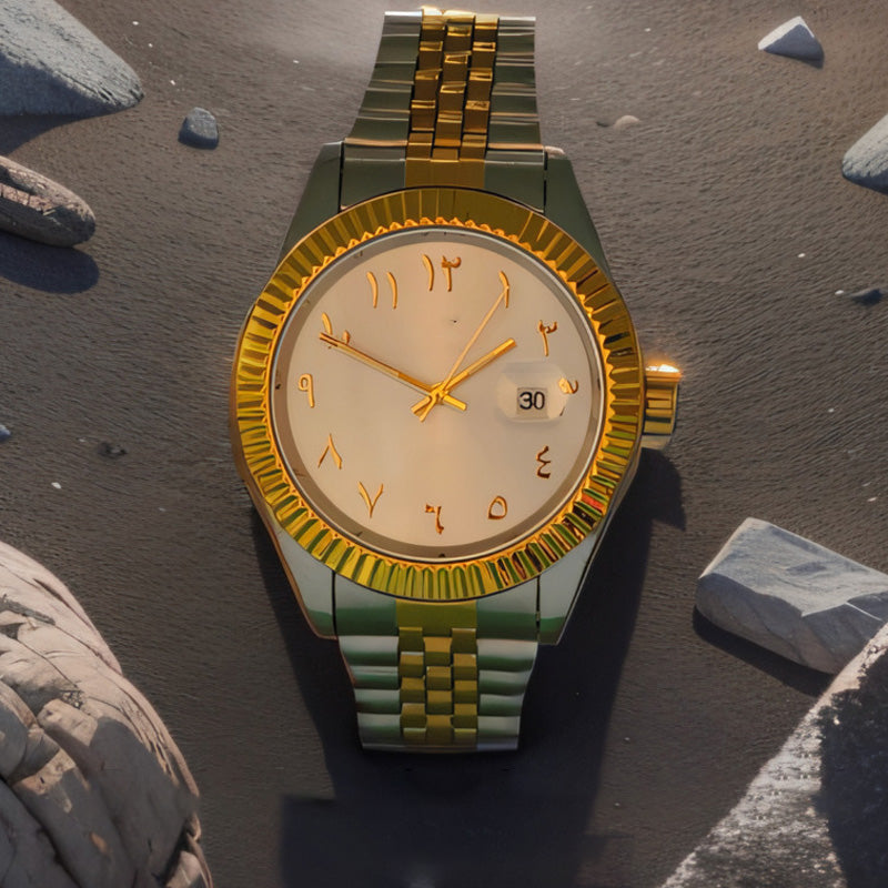 ⌚Men's Fashion Waterproof Quartz Watch  Essential for Men, Accurate Timekeeping, Water-Resistant, Reflects Your Style!