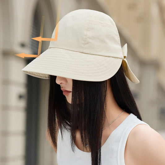 🌞2025 Summer Essentials 😍 👒 Bow Large Brim Hollow Sun Hat