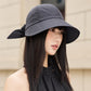 🌞2025 Summer Essentials 😍 👒 Bow Large Brim Hollow Sun Hat