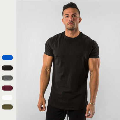 💥2025 Summer Hot Sale 👕Muscle Men Gentlemen Breathable Fitness T-shirt
