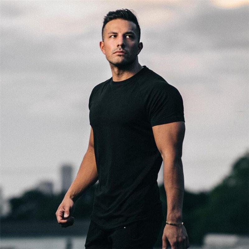 💥2025 Summer Hot Sale 👕Muscle Men Gentlemen Breathable Fitness T-shirt