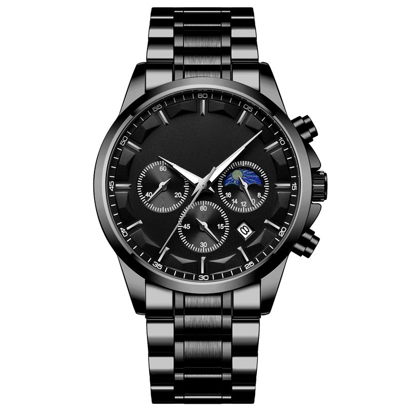 ⌚2025 New Business Mens Watch✨ Men’s Quartz Stainless Steel Watch