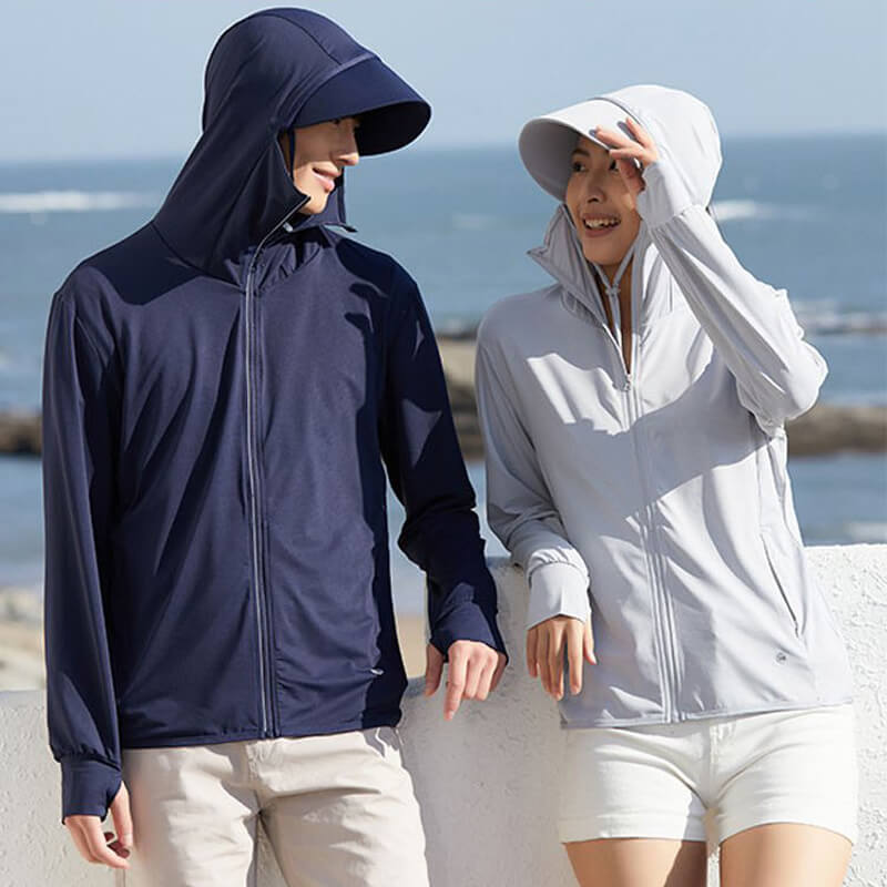 🎉50% OFF 2025 New Product Sale✨Detachable Large Brim UPF50+ Ice Silk Sunscreen Clothing