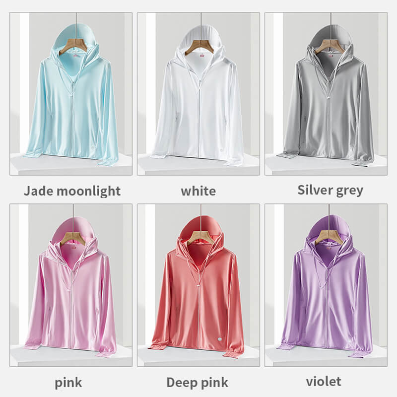 🎉50% OFF 2025 New Product Sale✨Detachable Large Brim UPF50+ Ice Silk Sunscreen Clothing