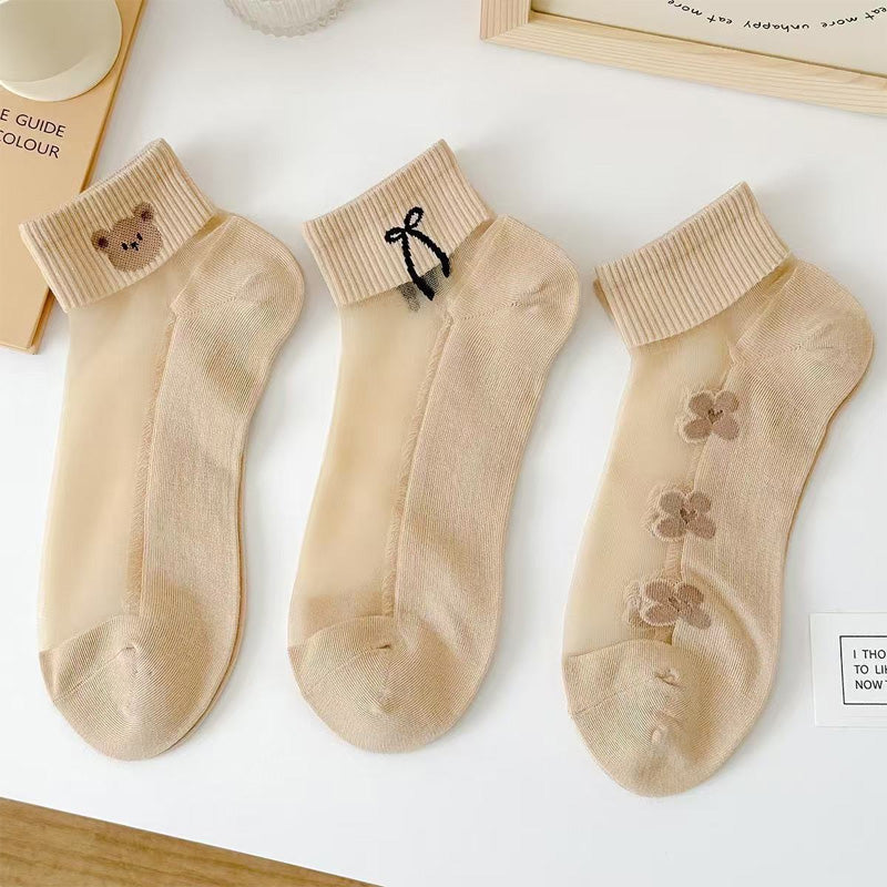 🌴Summer Specials🌴Women's Breathable Mesh Patchwork Ankle Socks