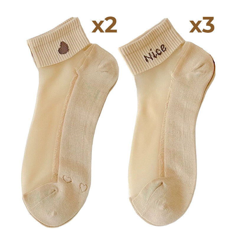 🌴Summer Specials🌴Women's Breathable Mesh Patchwork Ankle Socks