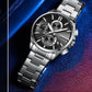 👑Men's Stainless Steel Business Wrist Watch