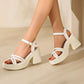 🎉Summer Fashion New👡Women’s Open Toe High Chunky Heel Sandals