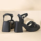 🎉Summer Fashion New👡Women’s Open Toe High Chunky Heel Sandals