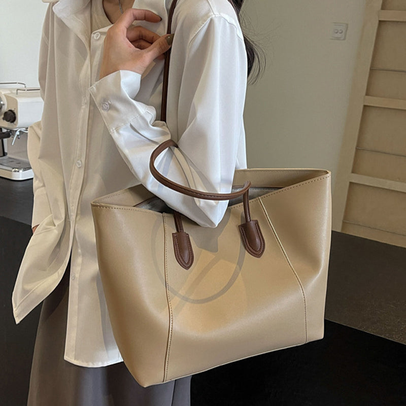 🌺Spring Fashions 2025💖Simple Commuter Style Large Capacity Tote Bag