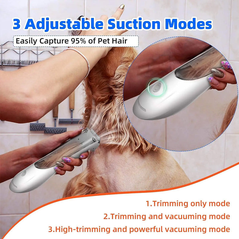 🔥Pet Shaver With Suction And Recycling Bin