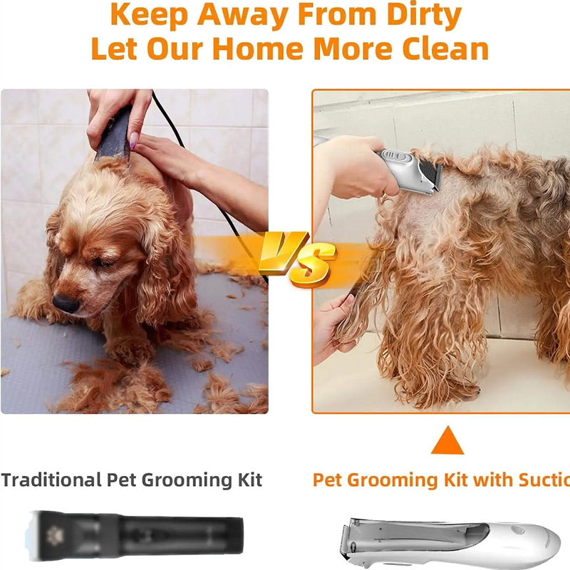 🔥Pet Shaver With Suction And Recycling Bin
