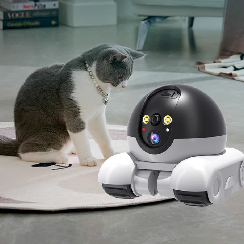 👩‍👩‍👧‍👦To Give Your Family a Permanent Companionship😎2025 New Arrivals HD Wireless Intelligent Remote Pet Robot Camera🐱