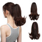 ✨The Secret of Confidence👸Women's Slightly Curly Chemical Fiber Hair Simulation Natural Fake Ponytail Hairpin